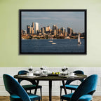 Seattle Skyline at Golden Hour Wall Art