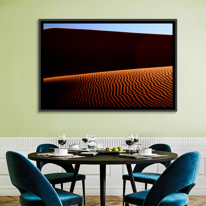Golden Hour Sand Dunes Wall Art