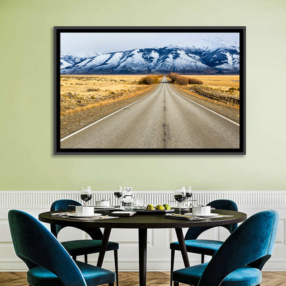 El Calafate Road with Snow Peaks Wall Art