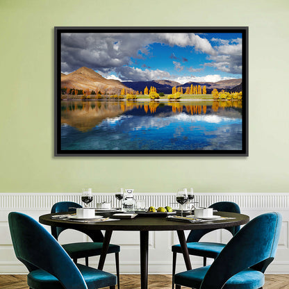 Lake Tekapo Autumn Reflection Wall Art