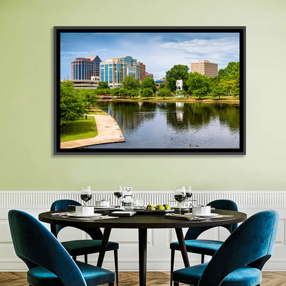 Big Spring Park Skyline, Huntsville Wall Art