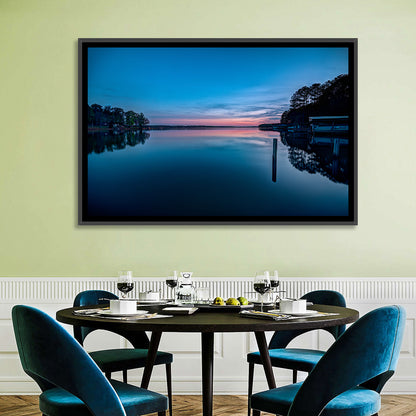 Lake Gaston Twilight Reflection Wall Art