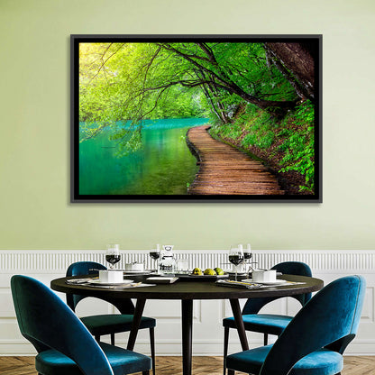 Plitvice Lakes Boardwalk Wall Art