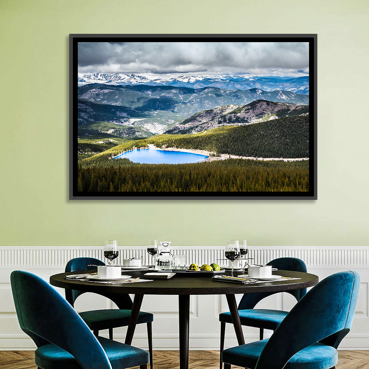 Mt Evans Echo Lake View Wall Art