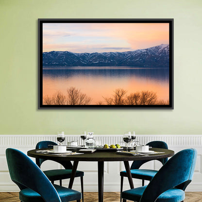 Lake Sevan Golden Dusk Wall Art