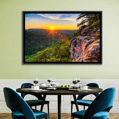 Big South Fork Gorge Sunset Wall Art