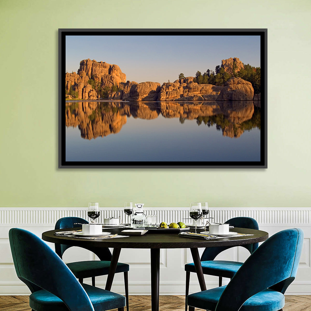 Sylvan Lake Reflection Wall Art