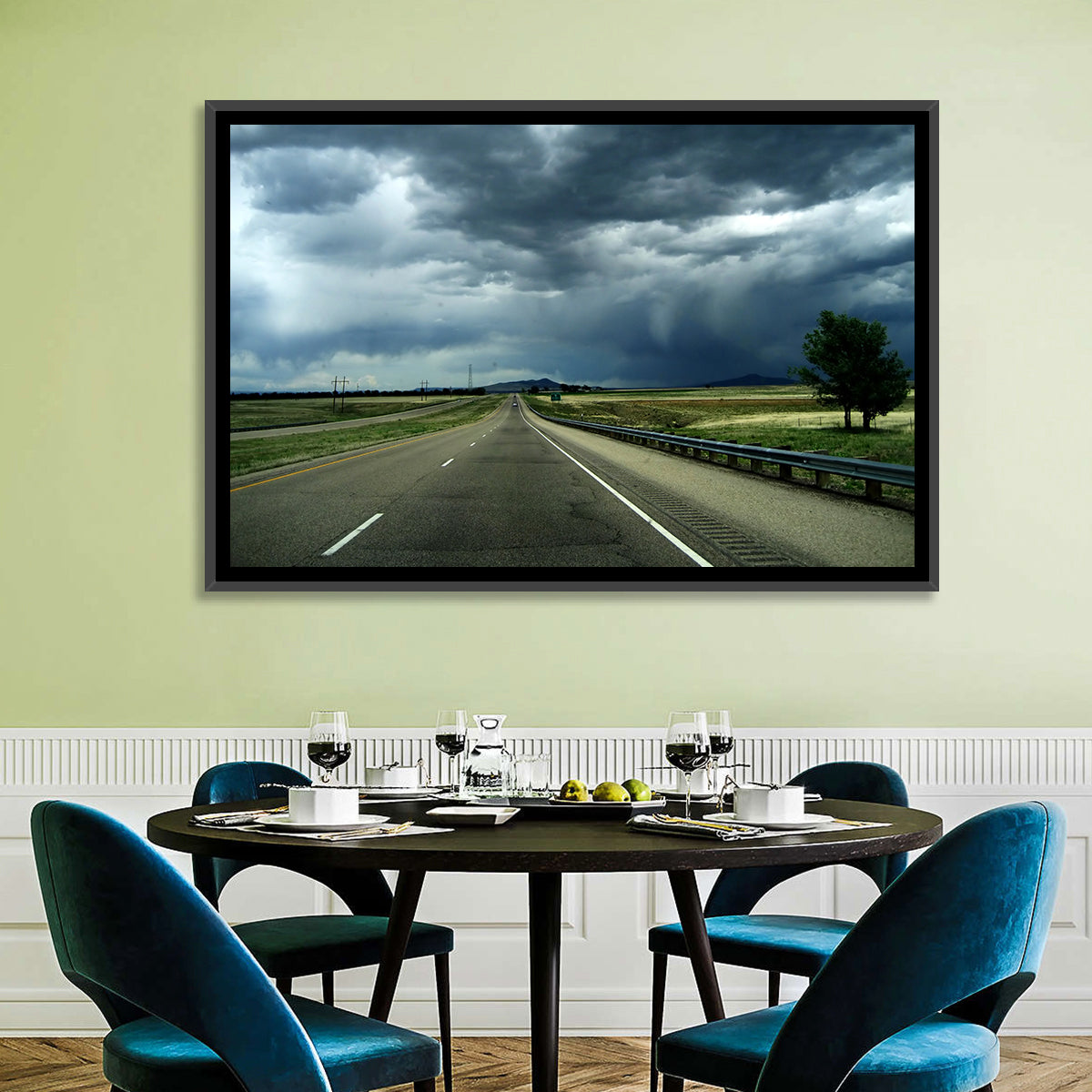 Stormy New Mexico Highway Wall Art