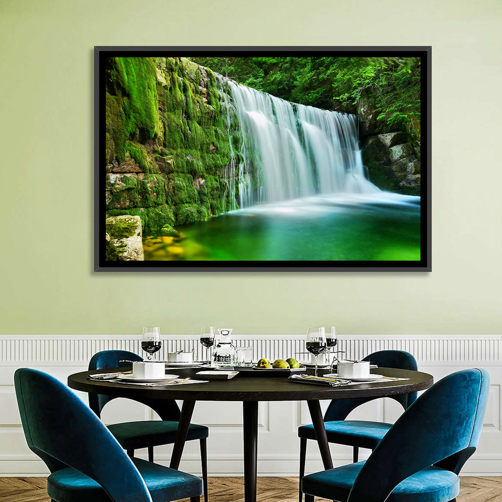 Emerald Lake Cascade Wall Art