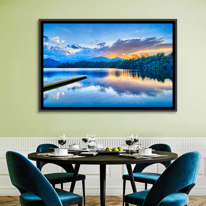 Santeetlah Lake at Golden Hour Wall Art