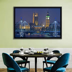 Big Ben Night Skyline Wall Art