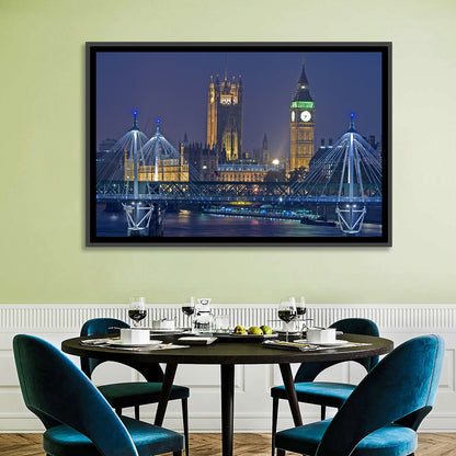 Big Ben Night Skyline Wall Art