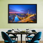 Berlin Skyline at Twilight Wall Art