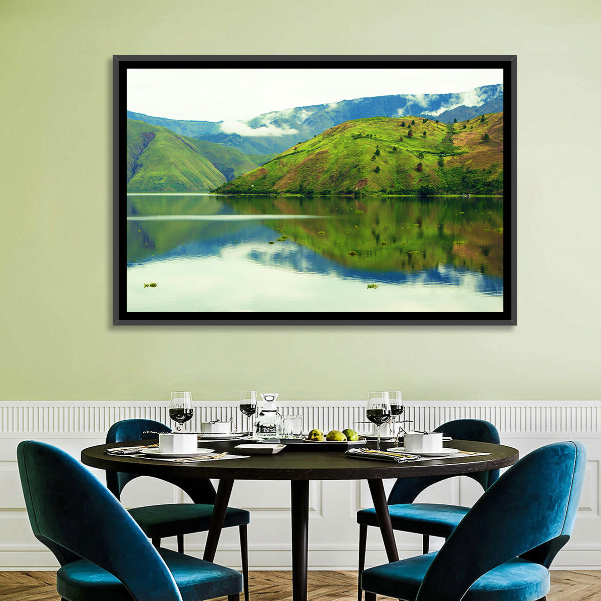 Lake Toba Reflection Wall Art