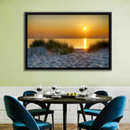 Lake Michigan Sunset Dunes Wall Art