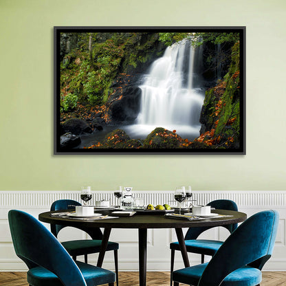 Autumn Waterfall in Tobermory Wall Art