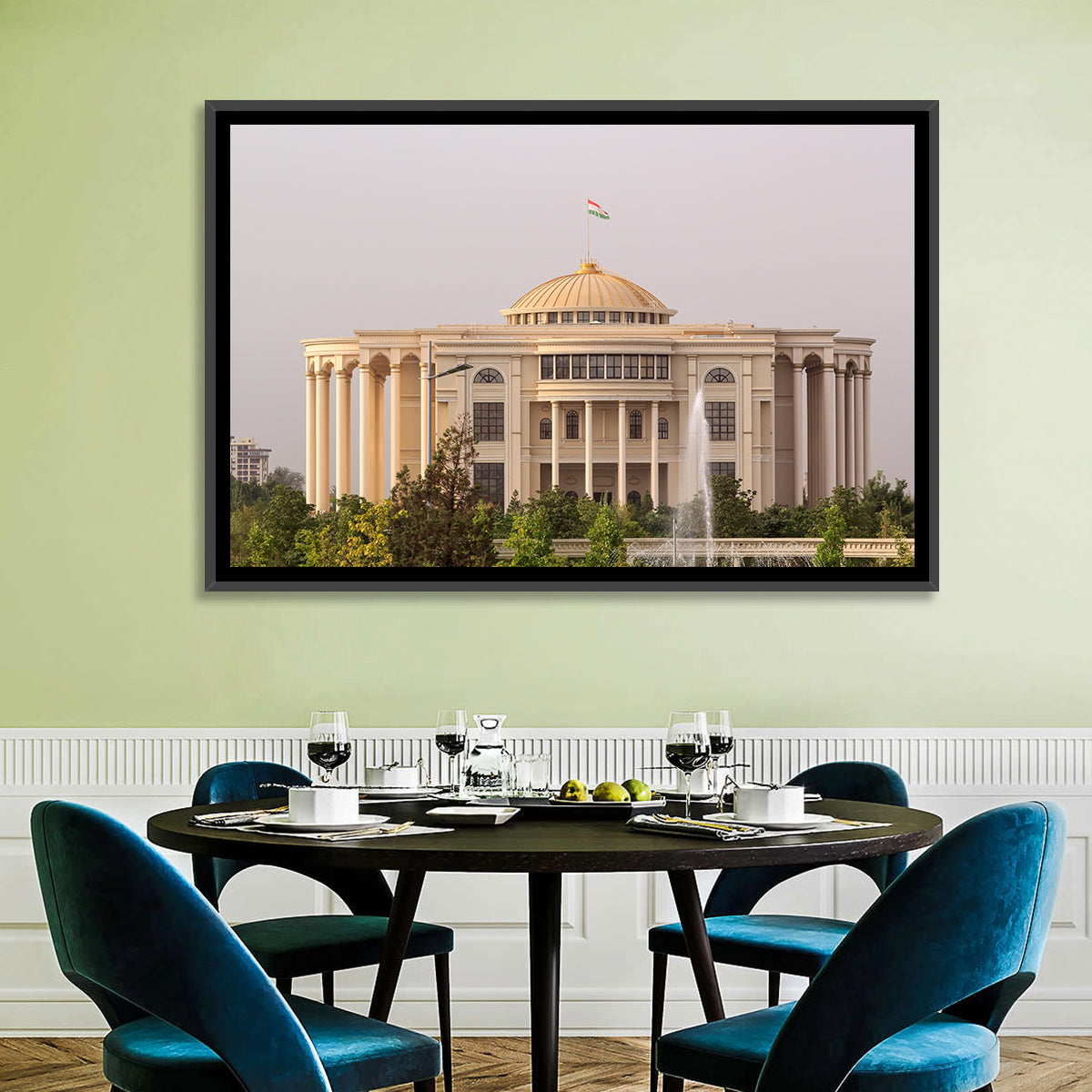 Palace of Nations Dushanbe Wall Art in a room, landscape
