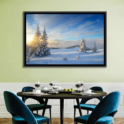 Carpathian Winter Sunrise Wall Art