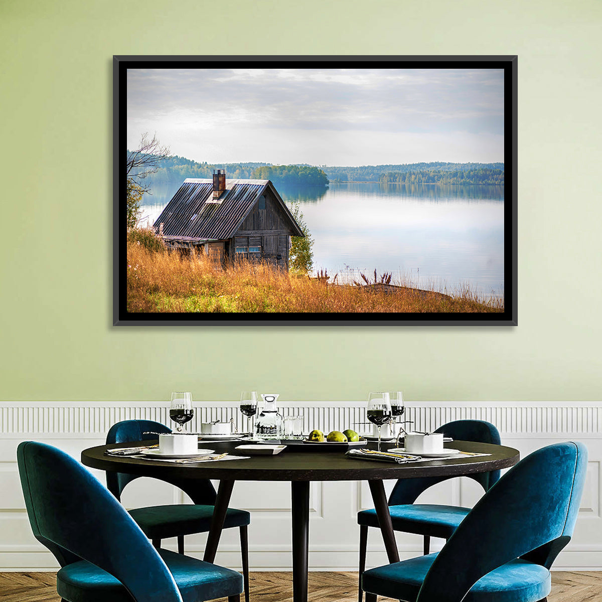 Salmon Lake Cabin Wall Art