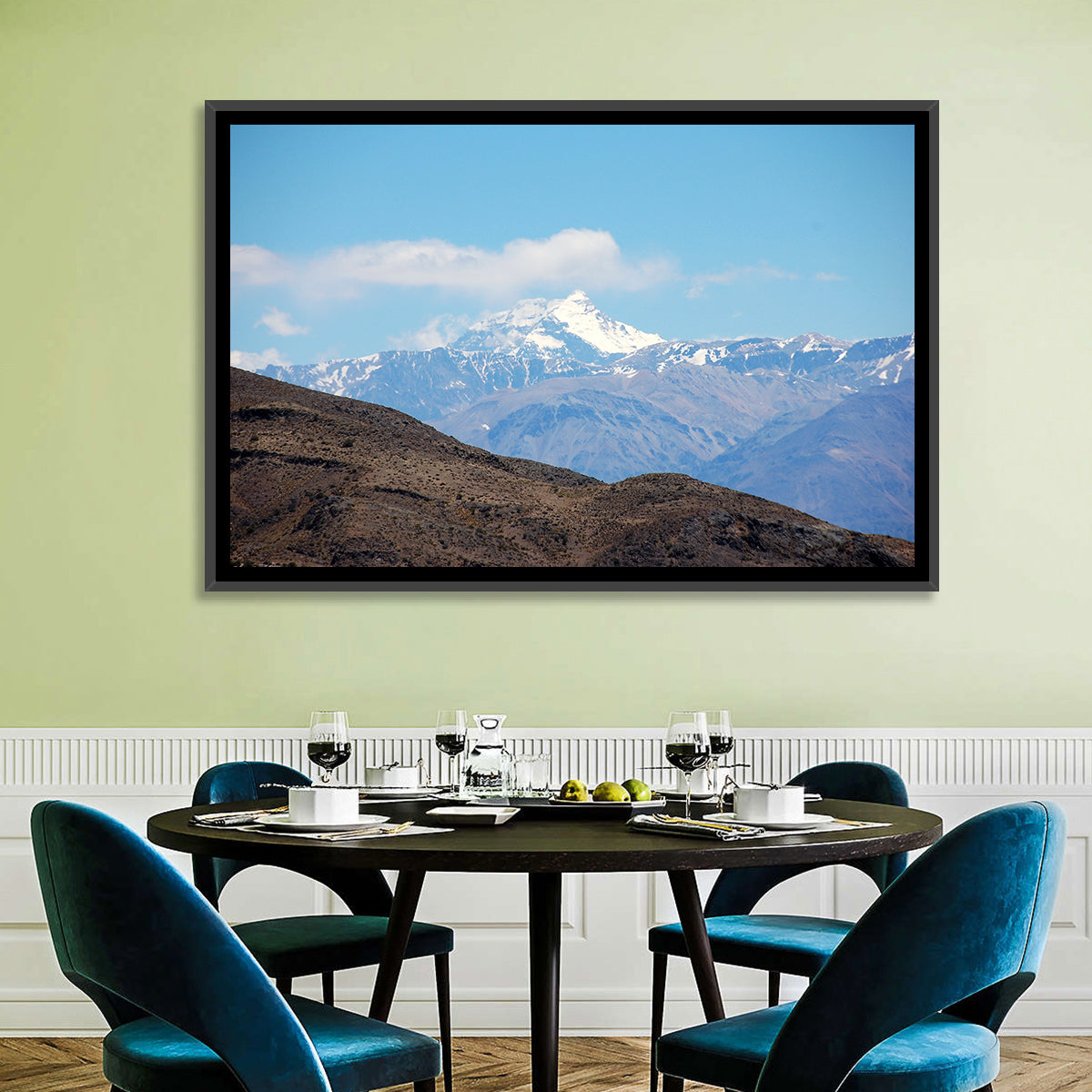 Snow-capped Mount Aconcagua Wall Art