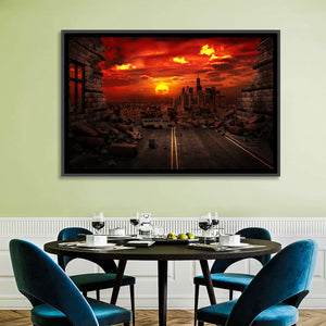 Apocalyptic Sunset Wall Art