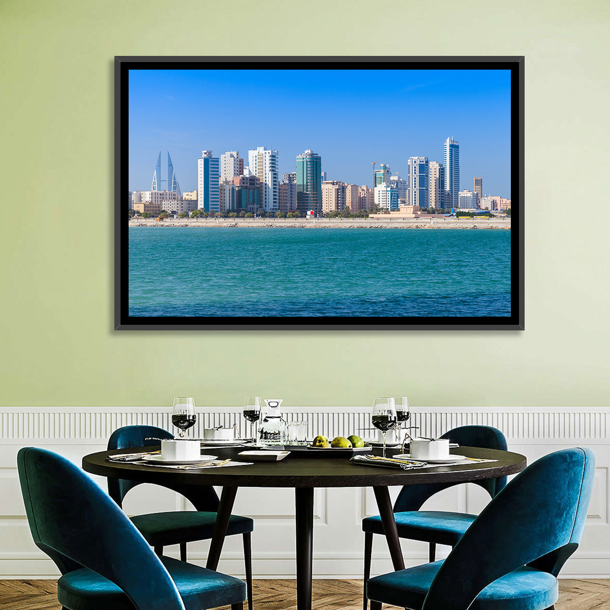 Manama Skyline, Bahrain Wall Art