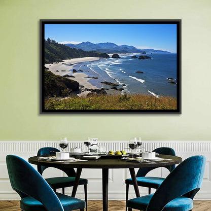 Cannon Beach Morning Shoreline Wall Art