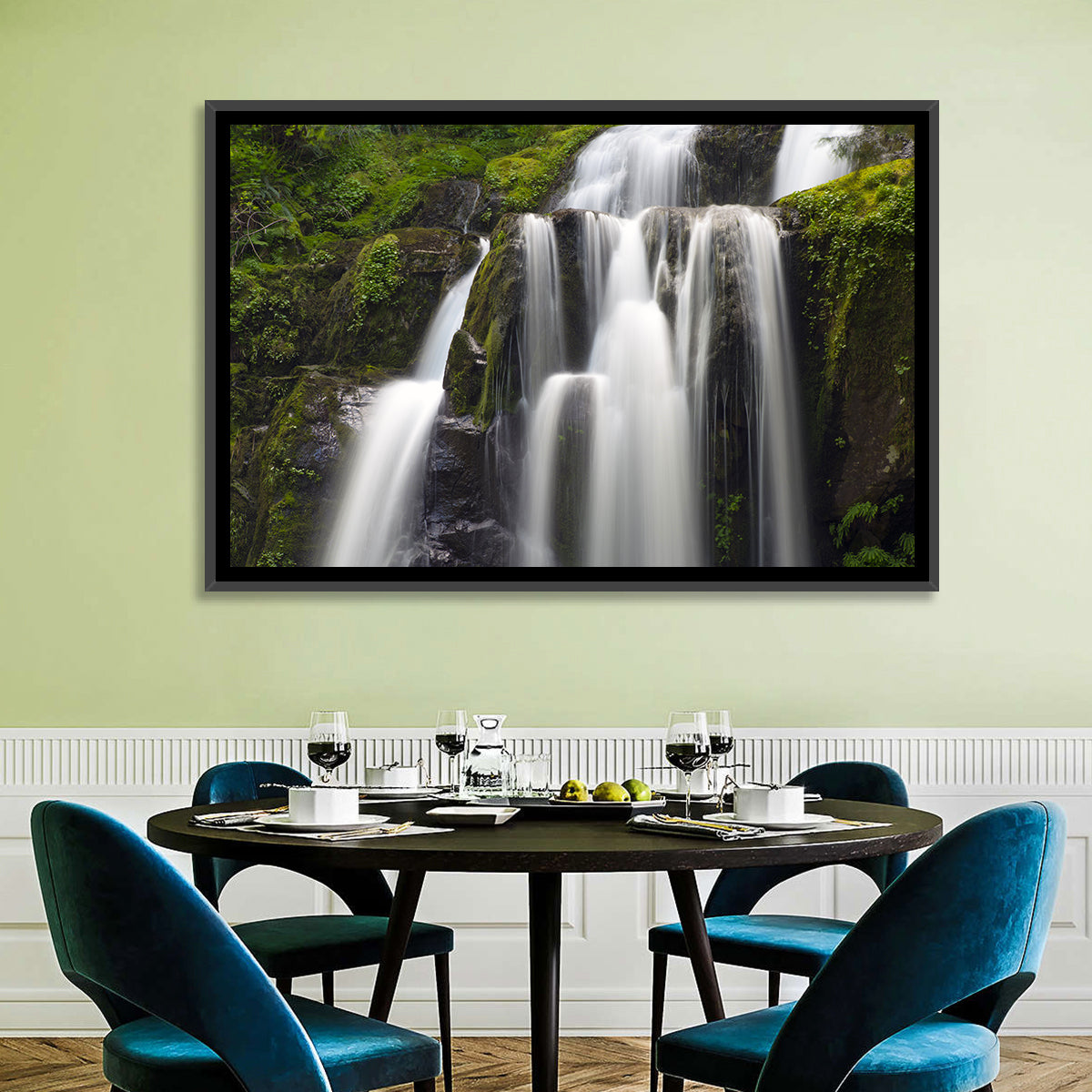 Mossy Kentucky Waterfall Wall Art