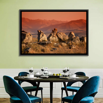 Karahunj Rocky Ridge at Sunset Wall Art