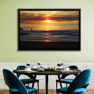 Oregon Coastal Sunset Wall Art