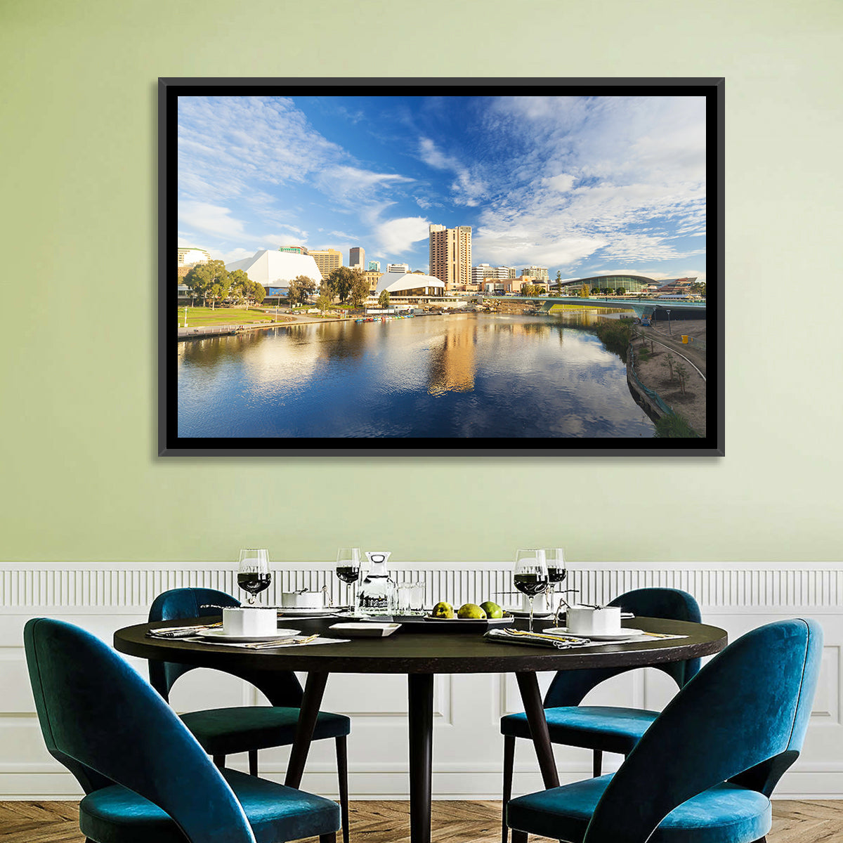 Adelaide River Torrens Skyline Wall Art