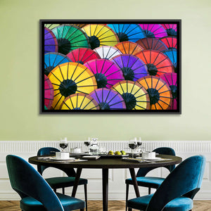 Colorful Umbrellas Wall Art