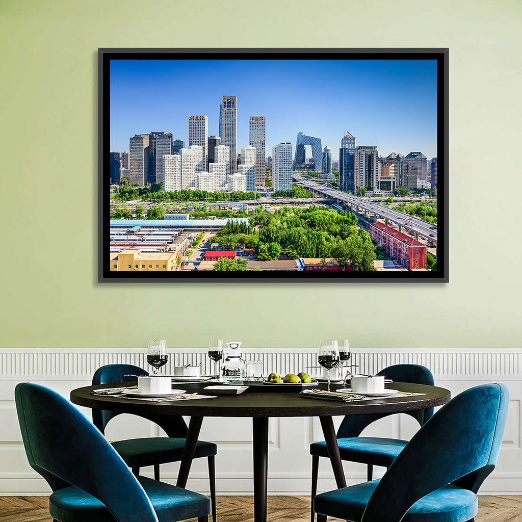 Beijing Cctv Headquarters Skyline Wall Art