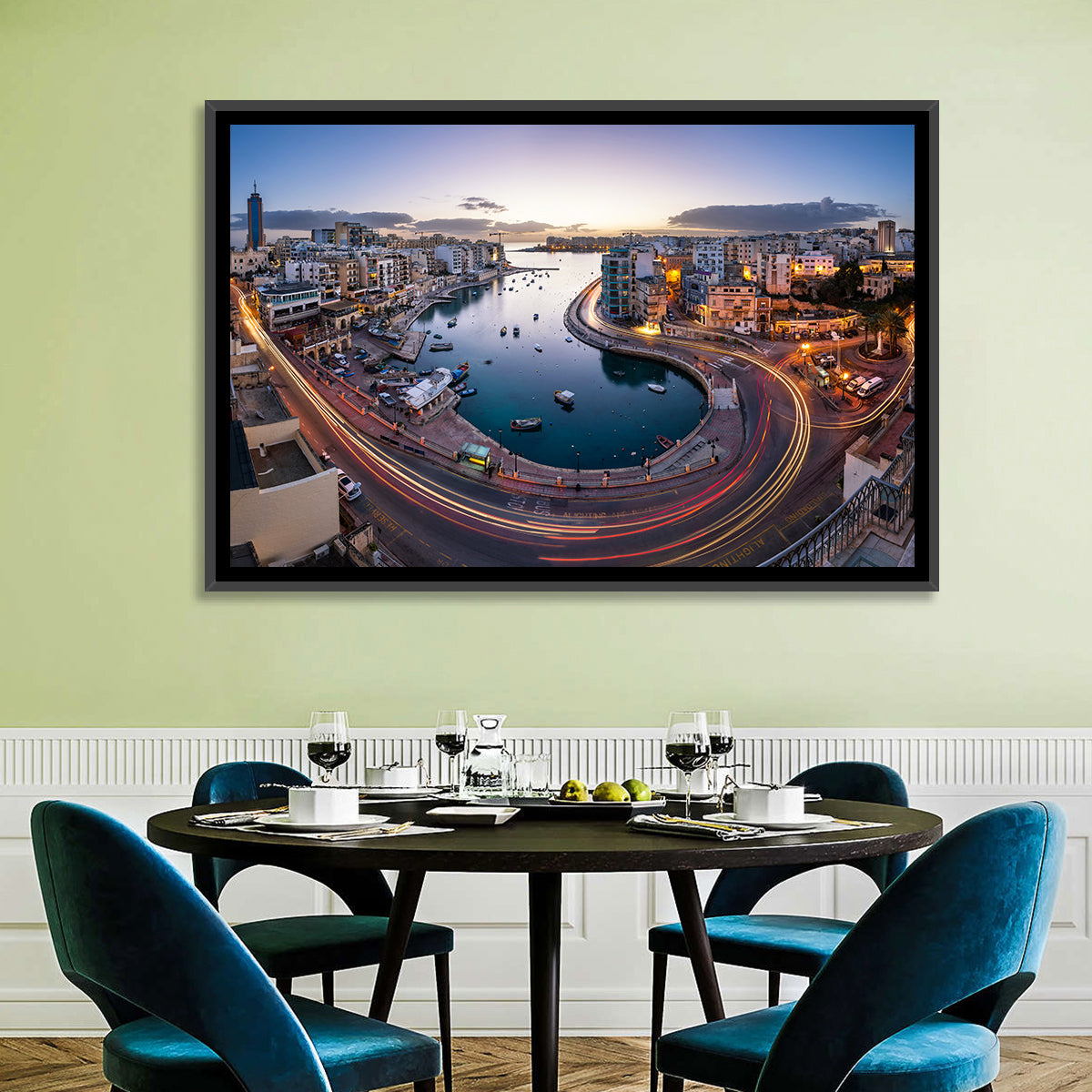 Spinola Bay Light Trails Wall Art