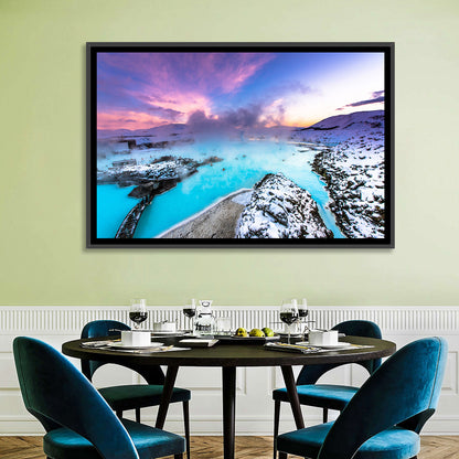 Blue Lagoon Grindavík Sunrise Wall Art