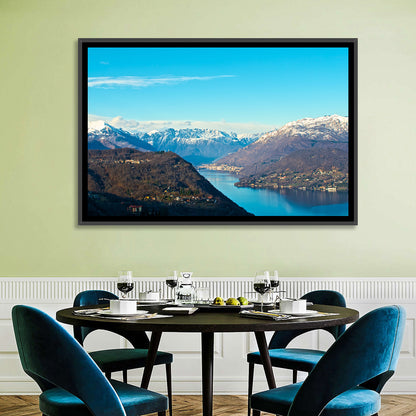 Lake Orta Mountain Reflection Wall Art