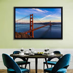 Golden Gate Bridge at Golden Hour Wall Art