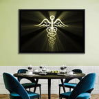 Medical Corps Caduceus Emblem Wall Art