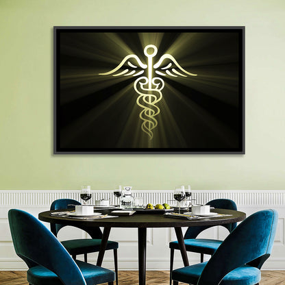 Medical Corps Caduceus Emblem Wall Art