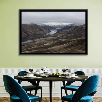Snow-dusted Snake River Canyon Wall Art
