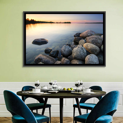 Minnesota Lakeshore Sunset Wall Art