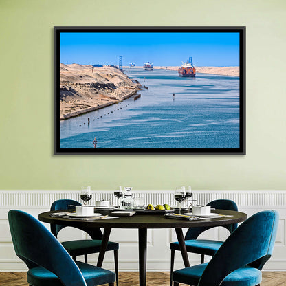 Suez Canal Container Ships Wall Art