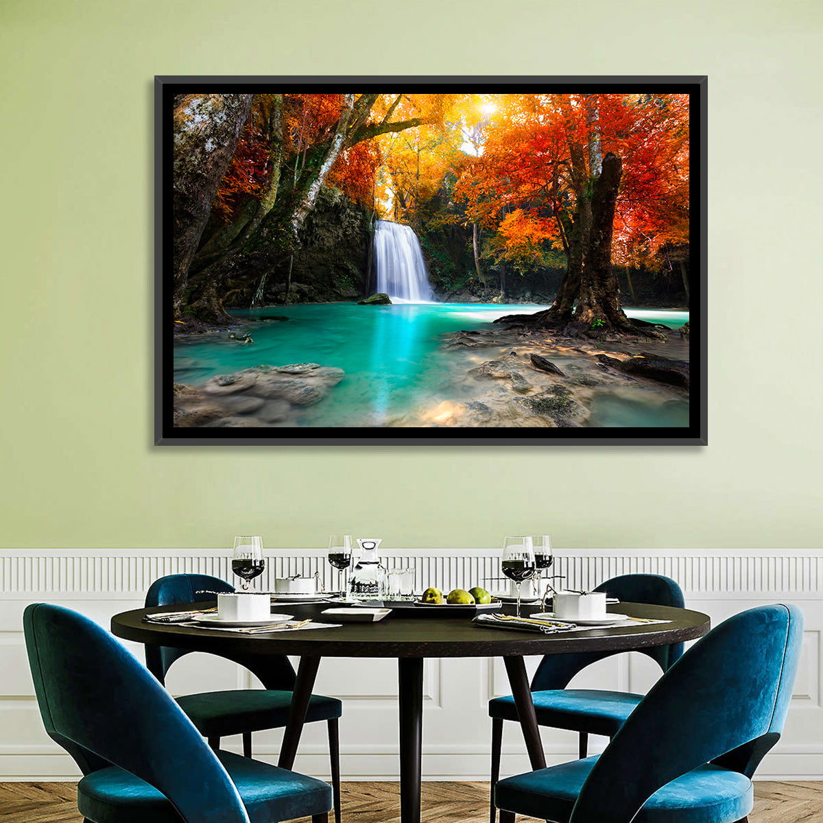 Erawan Waterfall, Kanchanaburi Wall Art