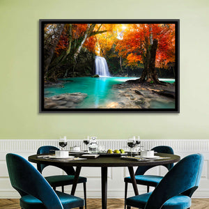 Tropical Waterfall Wall Art