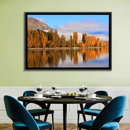 Lake Wanaka Autumn Reflection Wall Art