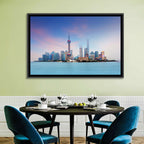 Shanghai Lujiazui Skyline Wall Art