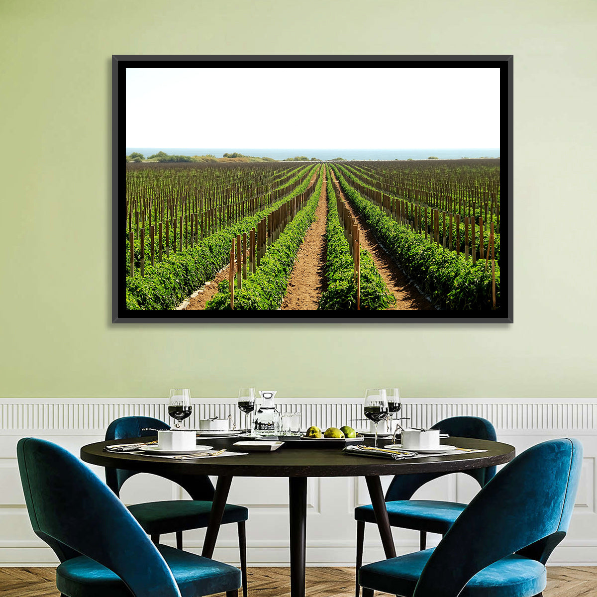 Tomato Fields Wall Art
