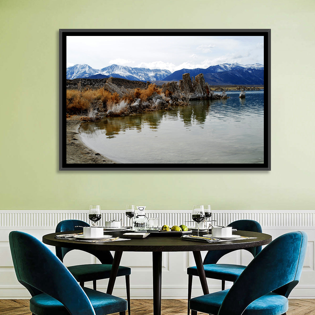 Mono Lake Tufa Towers with Mount Whitney Wall Art