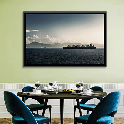 Lng Tanker at Sea Wall Art