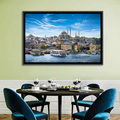 Süleymaniye Mosque Over Golden Horn Wall Art